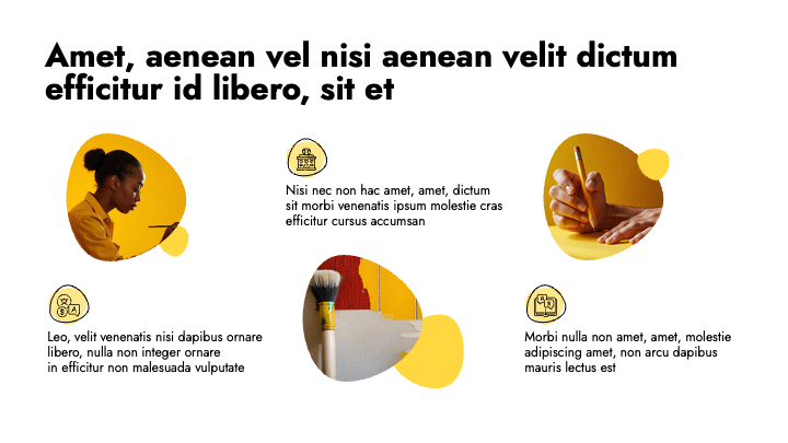 Flat Bubble Yellow Bright slide 6